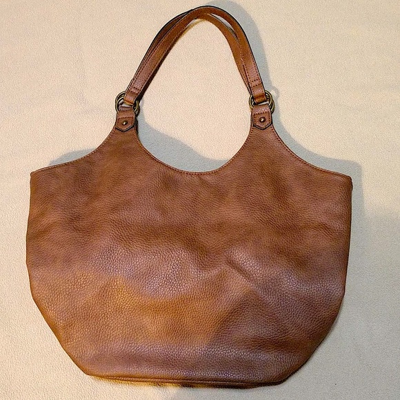 👜 Leather Shoulder Purse with Strap. Great size and convenient pockets. - Picture 3 of 12